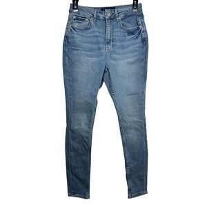 JJXX Womens Skinny High Waist Jeans Medium Wash Blue Stretch Denim Size S L30